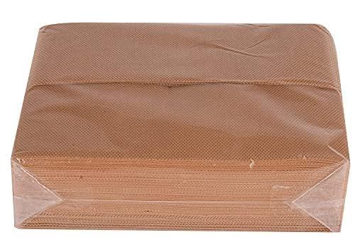 Generic Plain Waxing Strips - Without Wax For Leg-Women - Beige, 210 Gram pack of 112 strip