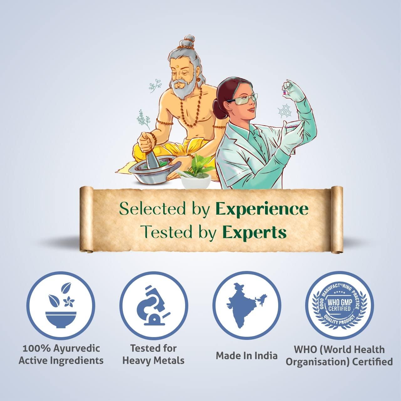 WellnessMantra Wellness Mantra DM 120 | Diabetic Care | Blood Sugar Control Ayurvedic Tablets | Helps to Protect From Long Term Complications of Diabetes | Gudmar, Jamun, Karela, Methi & 16 More Herbs (Pack of 2 - 120 Tablets)