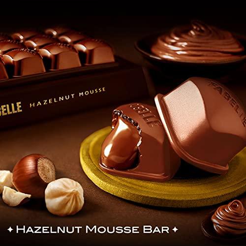 Fabelle Fabelle – The Bars Trilogy, Centre-Filled Luxury Chocolate Bars, Assorted Luxury Chocolates Gift Box, 393g