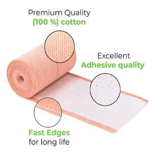 NUVO MEDSURG NUVO MEDSURG Sterile Elastic Adhesive Bandage 10 Cm X 4 M (Pack Of 3)