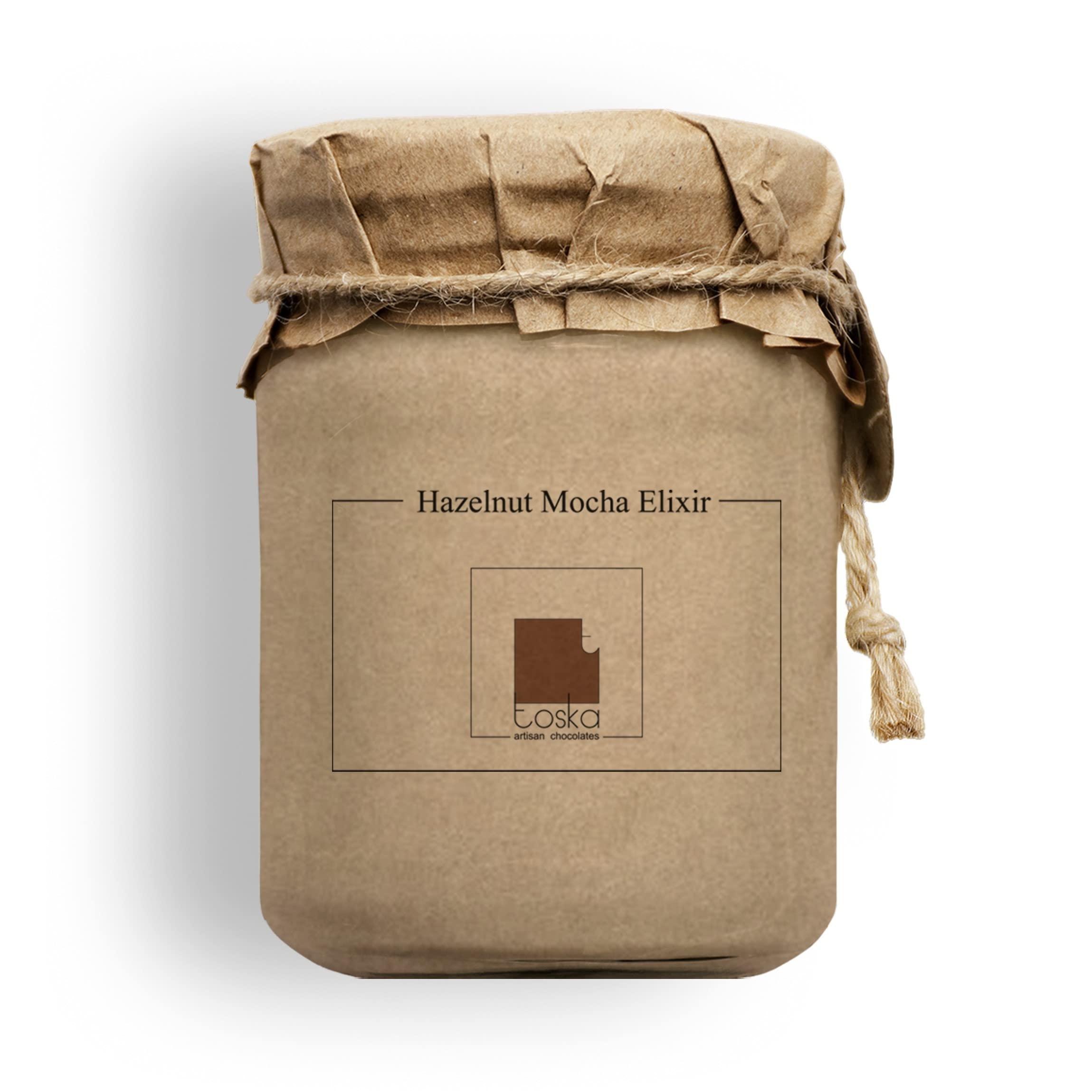 Toska Toska Chocolates | Almond Hazelnut, Hazelnut Mocha Dark Chocolate, and Hazelnut Elixir Spread | Chocolate Spread (200gms) | Vegan | Combo of 3