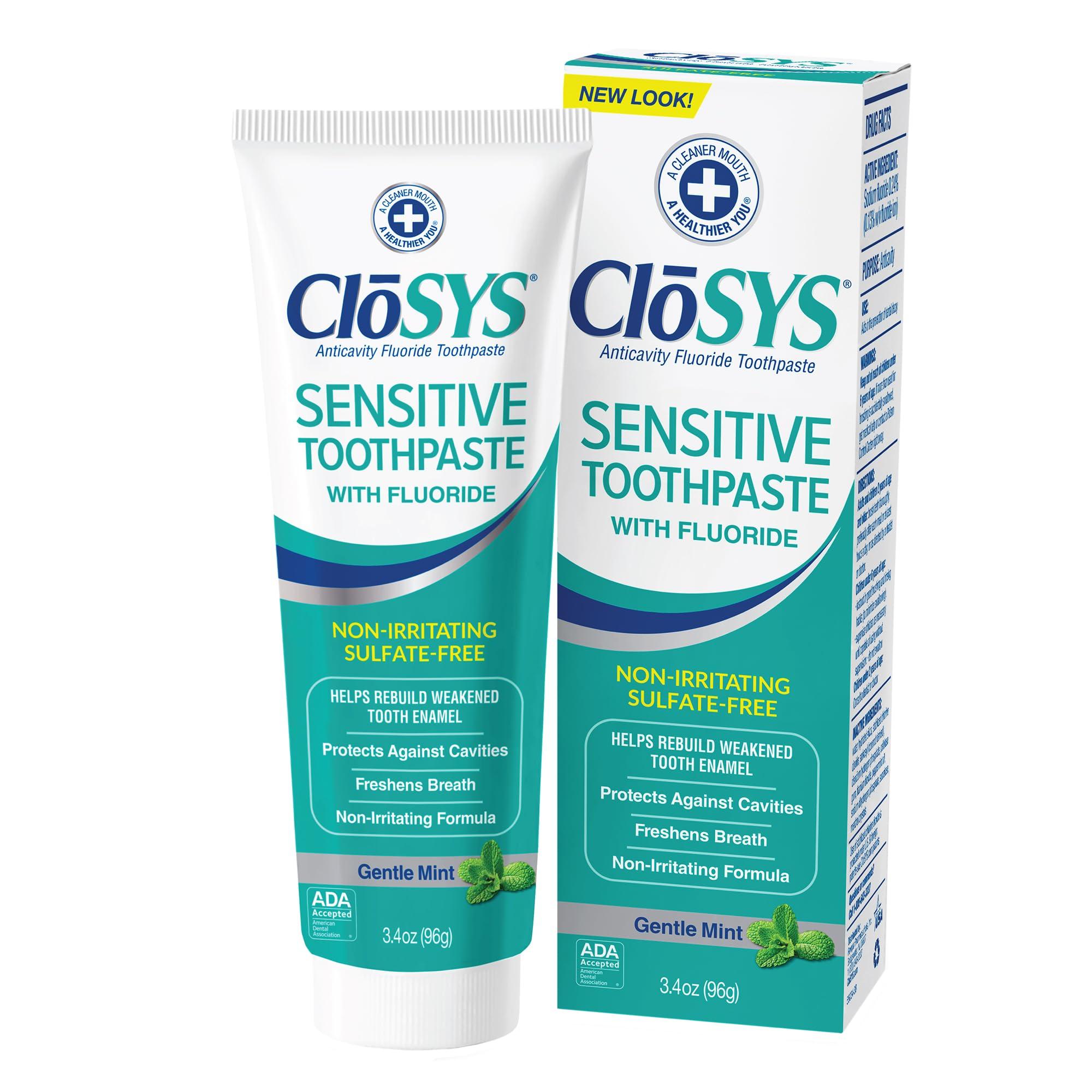 CloSYS CloSYS Fluoride Toothpaste, 3.4 Ounce