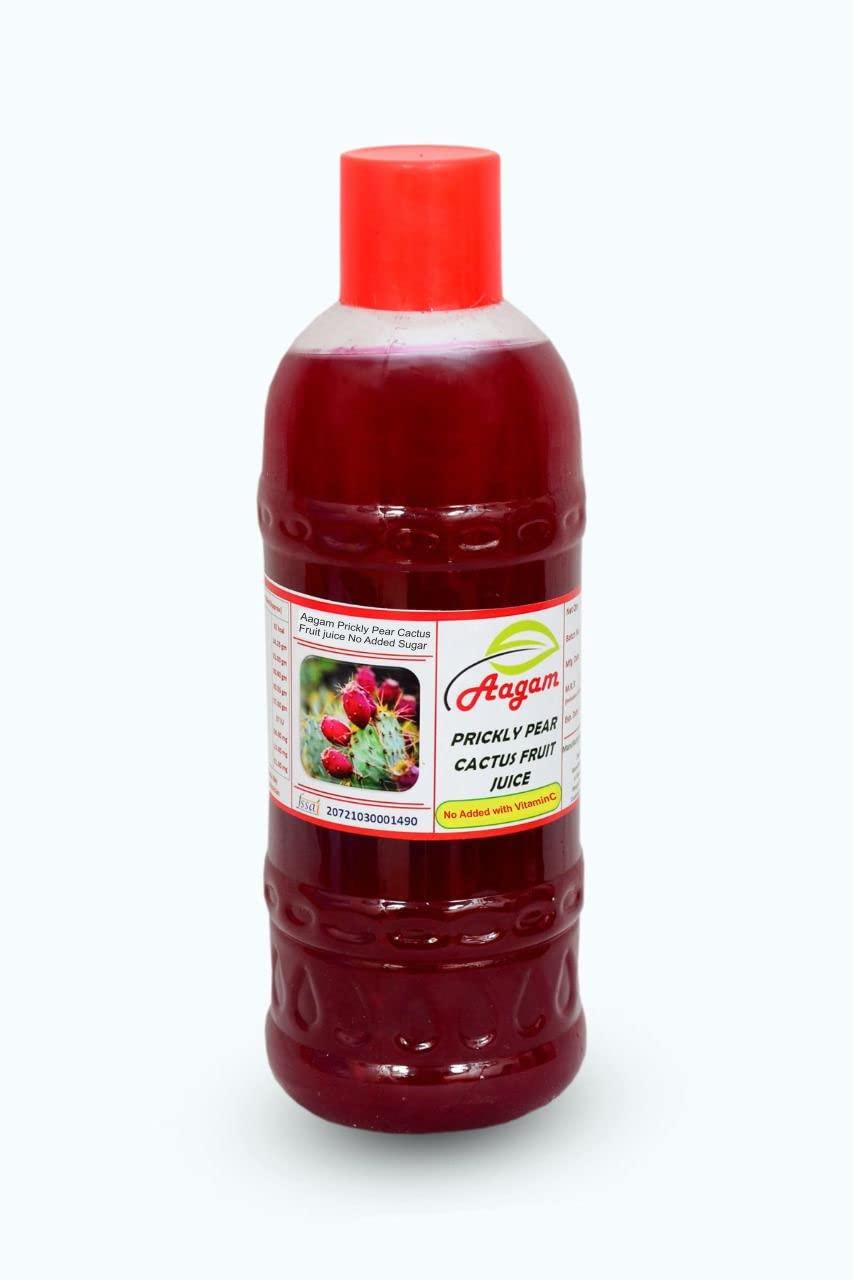 NEMI AAGAM Prickly Pear Cactus Fruit Juice Vitamin c with sugar free Findla Juice Natural juice With Hemoglobin Booster Healthy Juice(1000ml+)