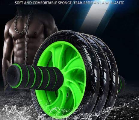GETHOME GETHOME Ab Roller 3 Wheel Abs Carver for Perfect Abdominal & Stomach Exercise Training with Mat, Exercise for Total Body Carver Fitness Workout for Home