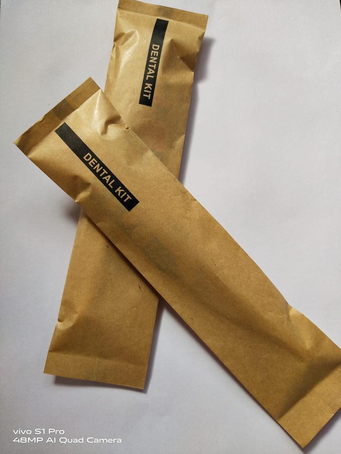 PRAKARTI PRAKARTI Adult Hotel Dental Kit 100 Pcs(1 Manual Toothbrush & 1 Toothpaste)