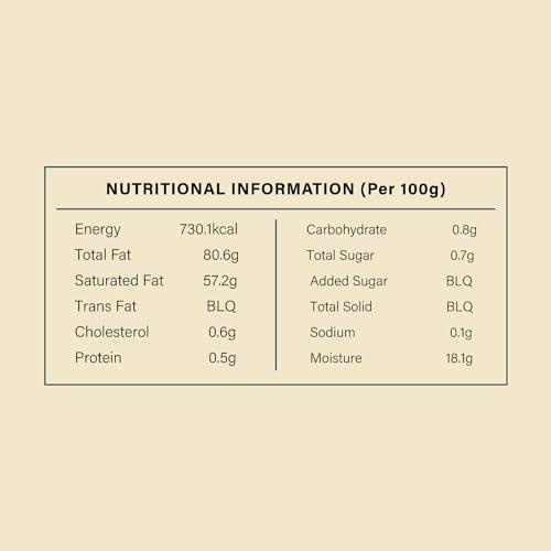 Courtyard farms private limited Highland Farms A2 Cow Milk Yellow Unsalted Butter |Traditional Method of Butter Making | Free Range Cow Milk | No Preservatives | 200gm