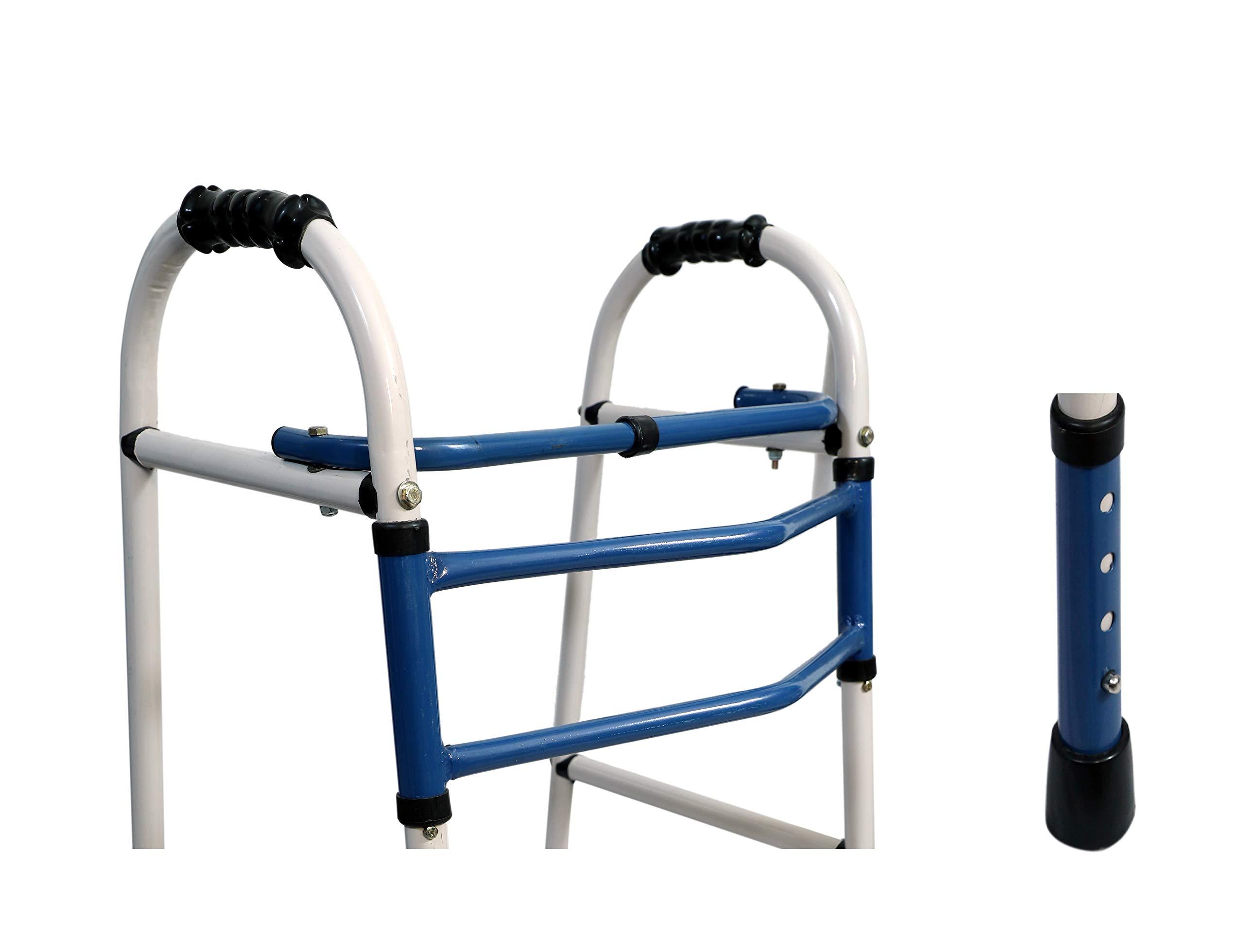 Riddan ortho care UR Care Folding Portable Walker Height Adjustable