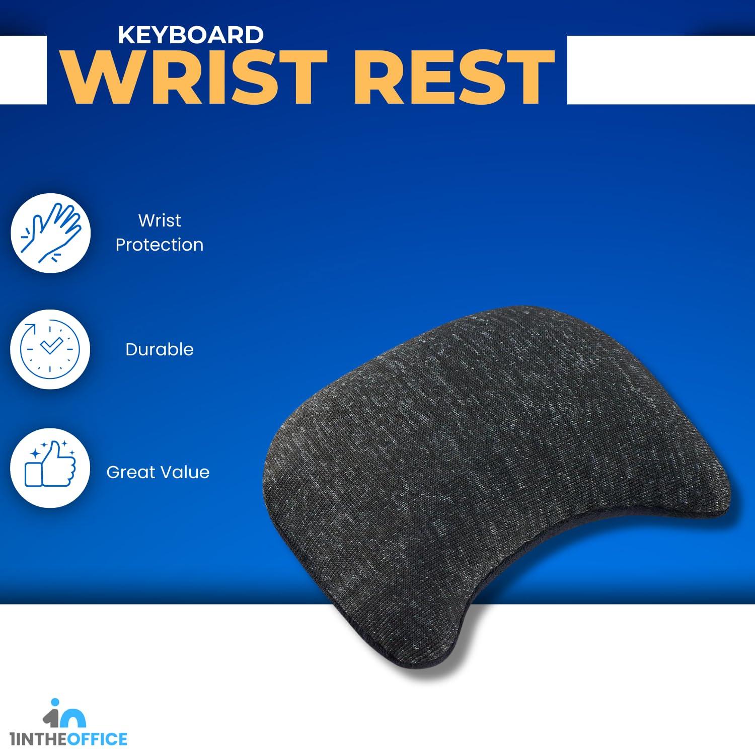 1InTheOffice 1InTheOffice Wrist Rest Beaded, Mini 3.2\" x 2.5\" x 1\"