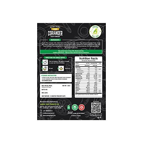 AARKAY Minnitz Fresh and Delicious Lemon Corriander Veg Soup | Instant Mix | No Added Preservatives | No Chemical | Lemon Corriander Veg Mix 120g(12 Servings)