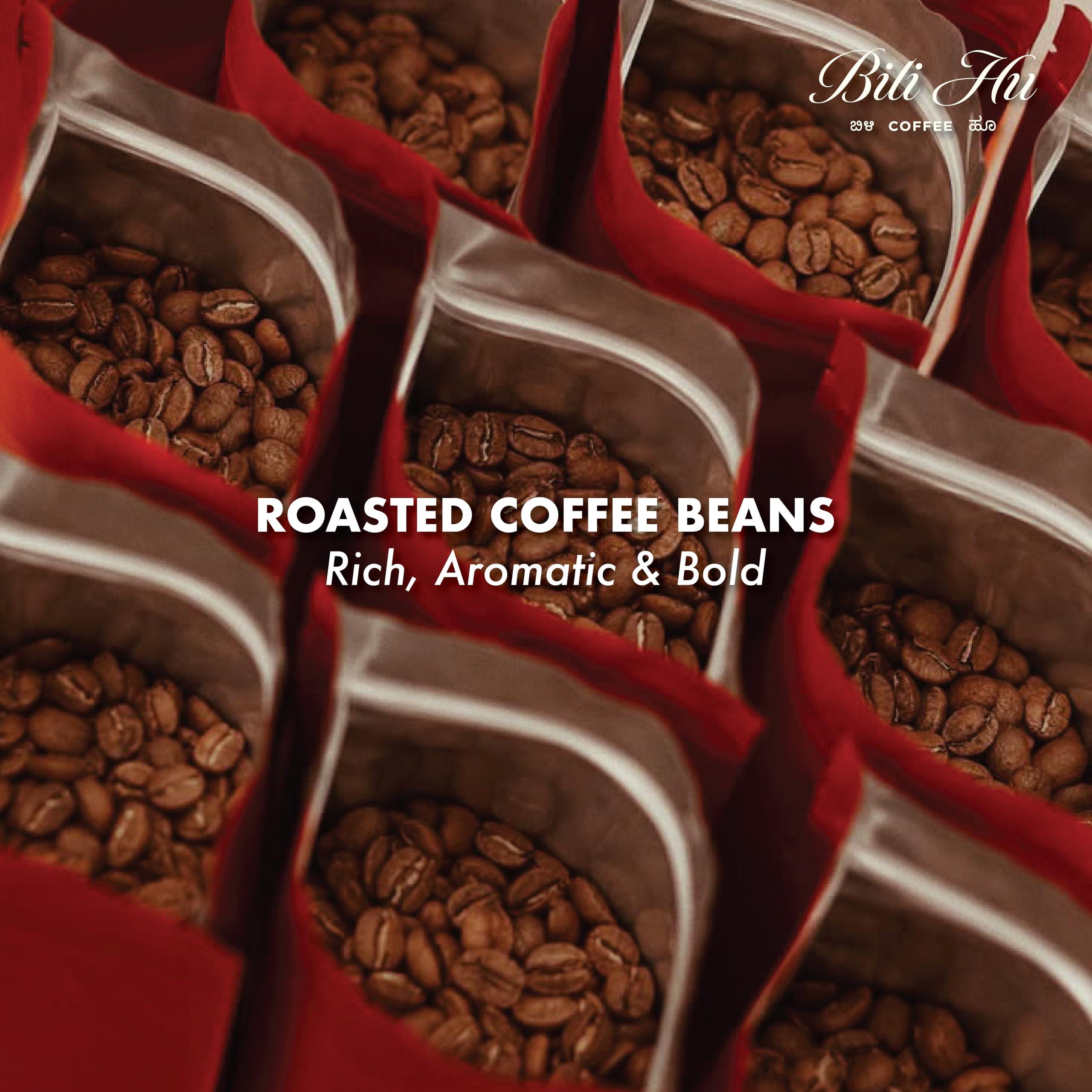 Bili Hu Bili Hu 70% Arabica 30% Robusta Blend Coffee | Whole Beans - 200G | Made with 100% Specialty Grade Arabica & Robusta Freshly Roasted Coffee Beans