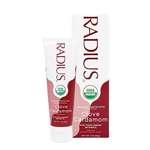 RADIUS RADIUS Organic Toothpaste, Clove Cardamom 3Oz by Radius Toothbrushes