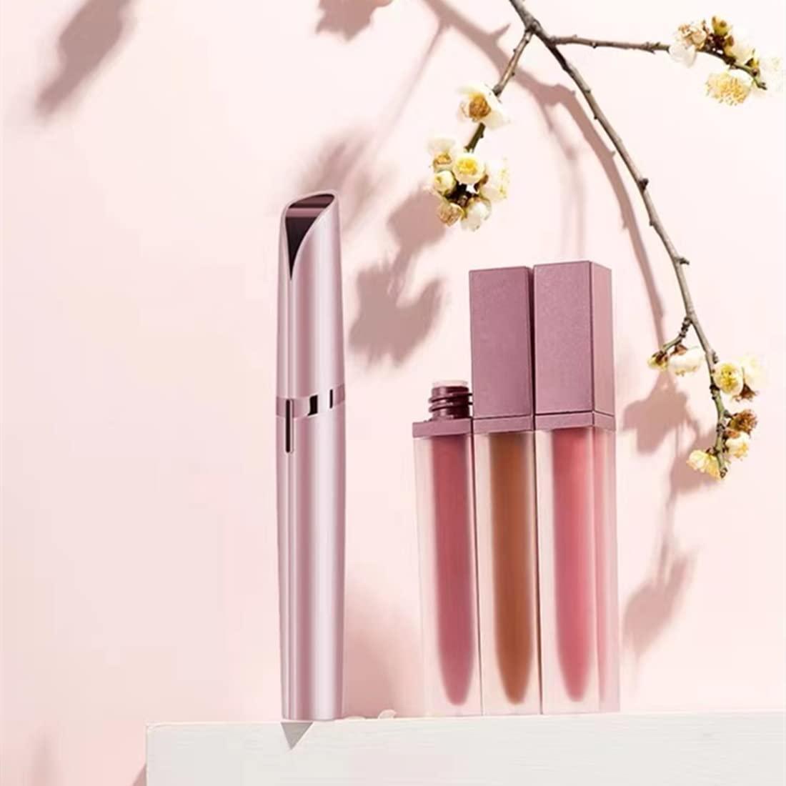 Colordiary Eyebrow Hair Remover,Electric Eyebrow Trimmer with LED Light,Painless Precision Portable Eyebrow Razor for Women Face with USB Interface,Rechargeable Eyebrow Epilator for Lips Nose Chin