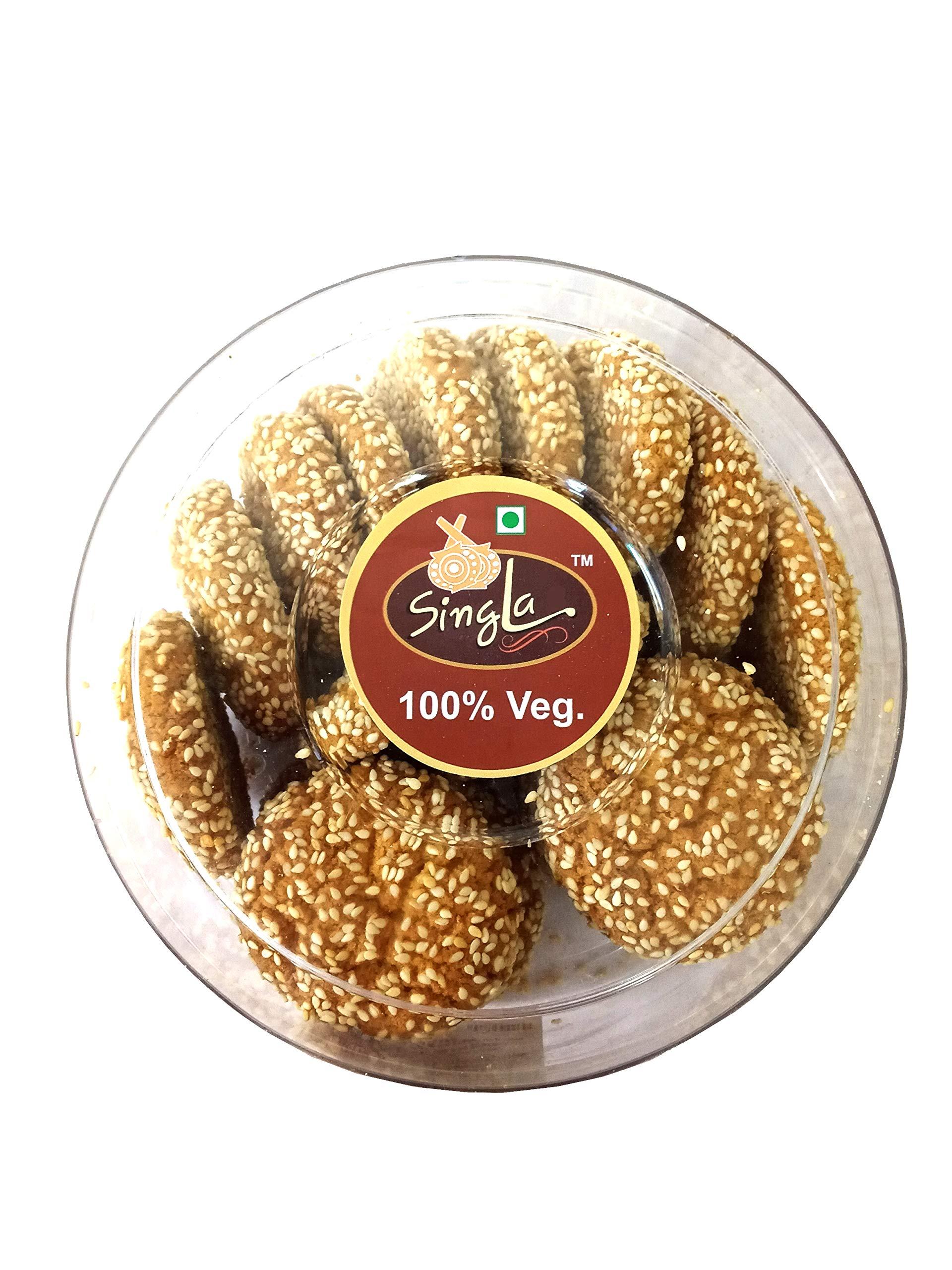 Singla Singla Fruits Cookies Biscuits 300g, Till Cookies Biscuits 300g Combo Pack (600g, Pack of 2) (2 * 300g)