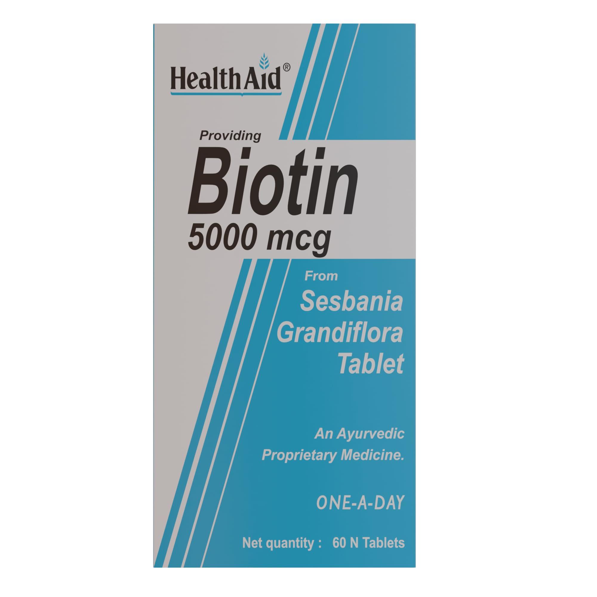 Health Aid HealthAid Biotin 60 Tablets