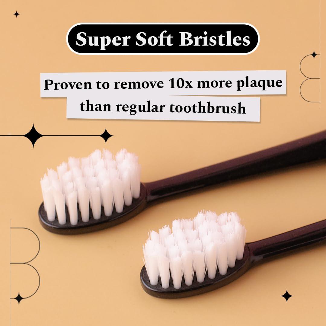 Perfora Perfora Adult Teeth Whitening Care|Lilac Lavender Electric Toothbrush|Purple Magic Whitening Serum Toothpaste|Purple Toothpaste For Teeth Whitening|Sls Free & No Artificial Sweetener|Pack Of 2