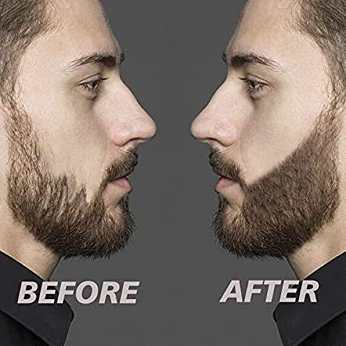 Barbarian BARBARIAN Beard Filler Pen Kit Shape Fill and Edge all at once Last All Day 4 Tip Pen W Brush Waterproof and Sweatproof (Black)