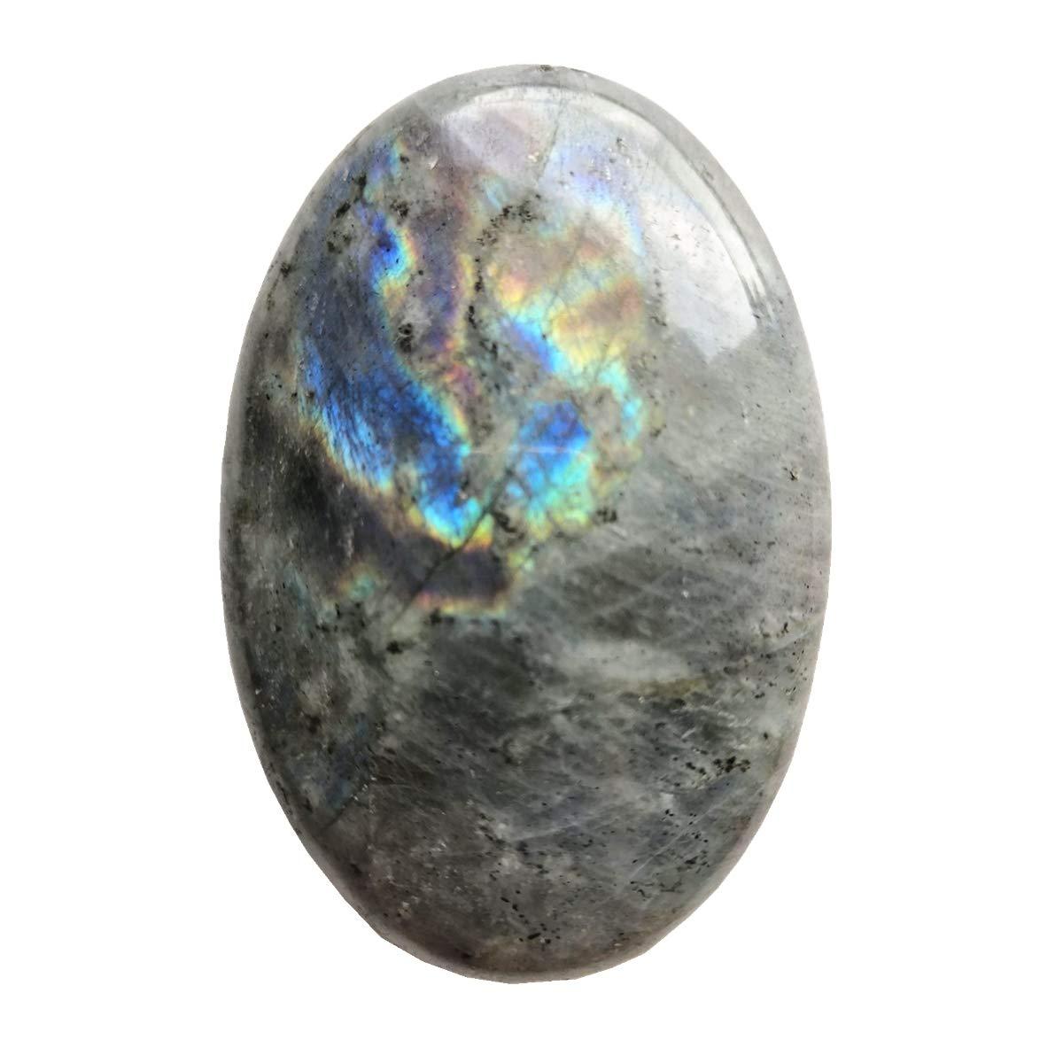 Loveliome Loveliome Moonstone Polished Stones, Oval Palm Pocket Healing Crystal Massage Spa Energy Stone