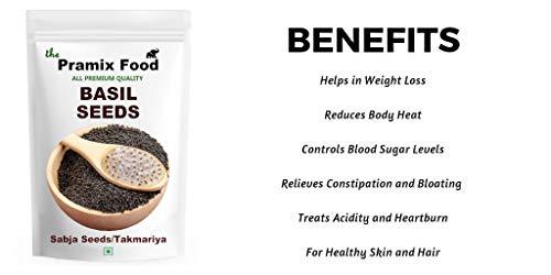 Pramix Pramix Premium Basil Seeds | Sabja Seeds | Takmariya, 900g