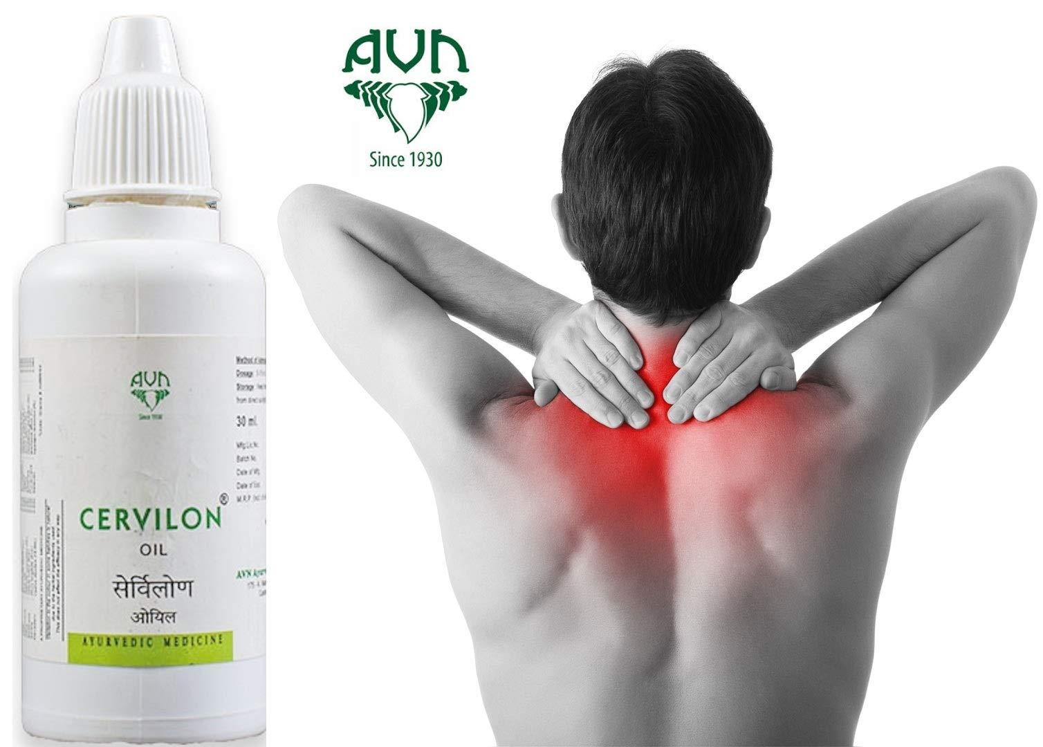 AVN AVN Cervilon Oil - A Proprietary Ayurvedic Oil for Cervical Spondylosis, Numbness of Hand and Giddiness (30 ml)