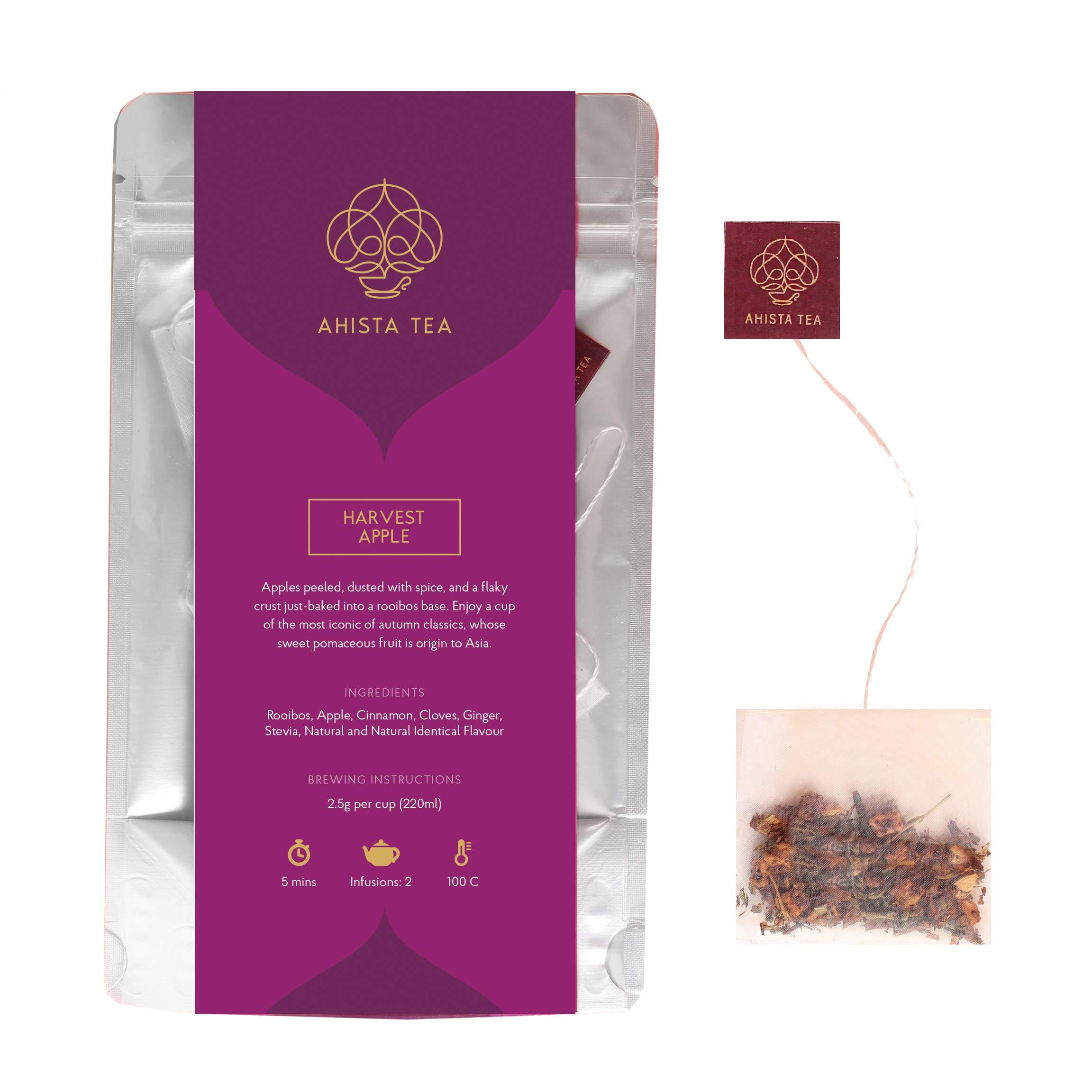 Ahista Tea Ahista Tea | Spiced Apple Tea | 15 Tea Bags | Harvest Apple | Rooibos Tea