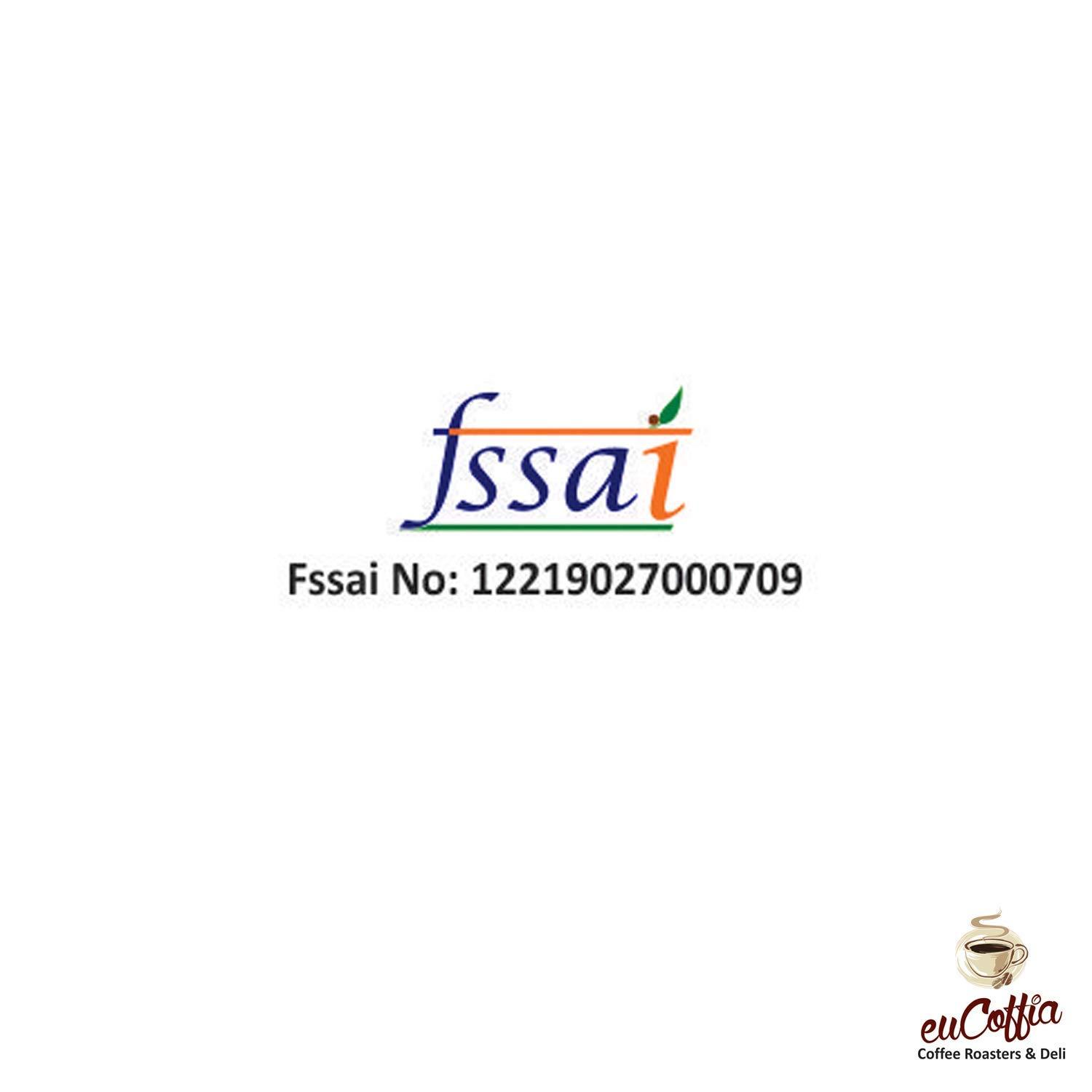 euCoffia euCoffia 100% Arabica Roasted Coffee Powder (Medium Roast) (Moka Pot) (Powder) (Size: 250 Grams)