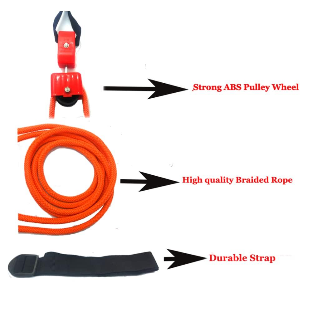 VERNIE VERNIE Shoulder Pulley for Home Physical Therapy - Portable Door Exercise Equipment for Shoulder Workout & Arm Exercise - Increase Range of Motion, Shoulder Rehabilitation(orange)