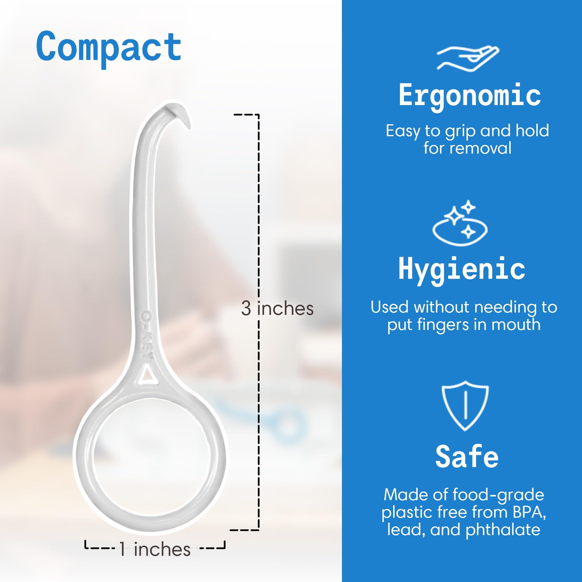 OrthoKey Clear Aligner Removal Tool by ORTHOKEY - Invisible Removable Braces - QTY 4 White