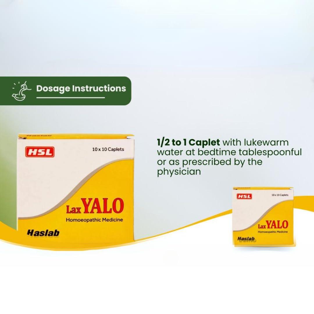 Dr. Deo Haslab Laxyalo Tablet for Constipation - Pack Of 50 Tablet