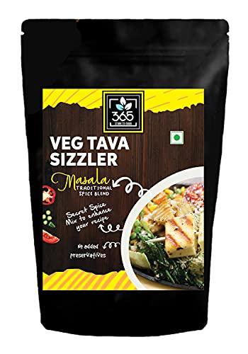 365 STORE TO DOOR 365 STORE TO DOOR Indian Spice – Veg. Tava Sizzler Masala, 250 gm. | Homemade Powdered | for Healthy Cooking | Ready to use | All Seasonings Spices | Pure & Hygiene | Spice Mix – Pack of 1