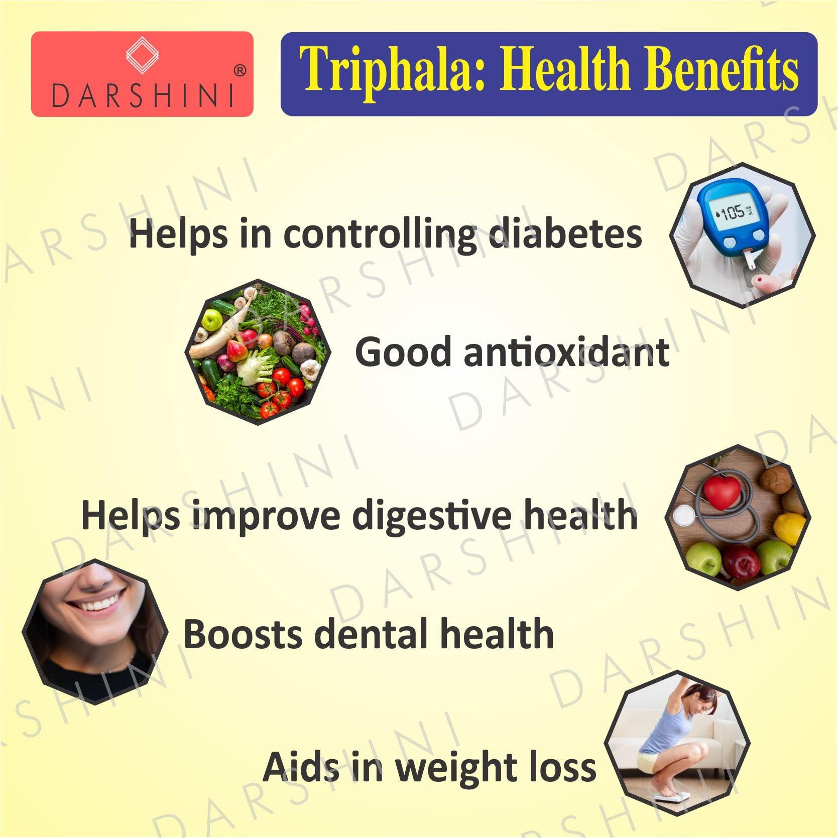 DARSHINI Darshini Triphala Churna | Tifala Powder, For Gastro Intestinal Health, 200g