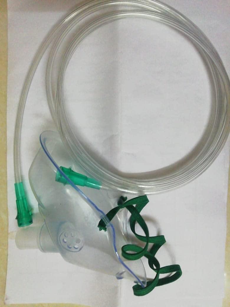 oxygen mask NEW Medical Oxygen Mask ,Suitable for all type of O2 Concentrators (Pack of 2)