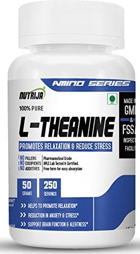 NutriJa NutriJa L-Theanine (USP Grade) 100% Pure Powder (100 Grams)