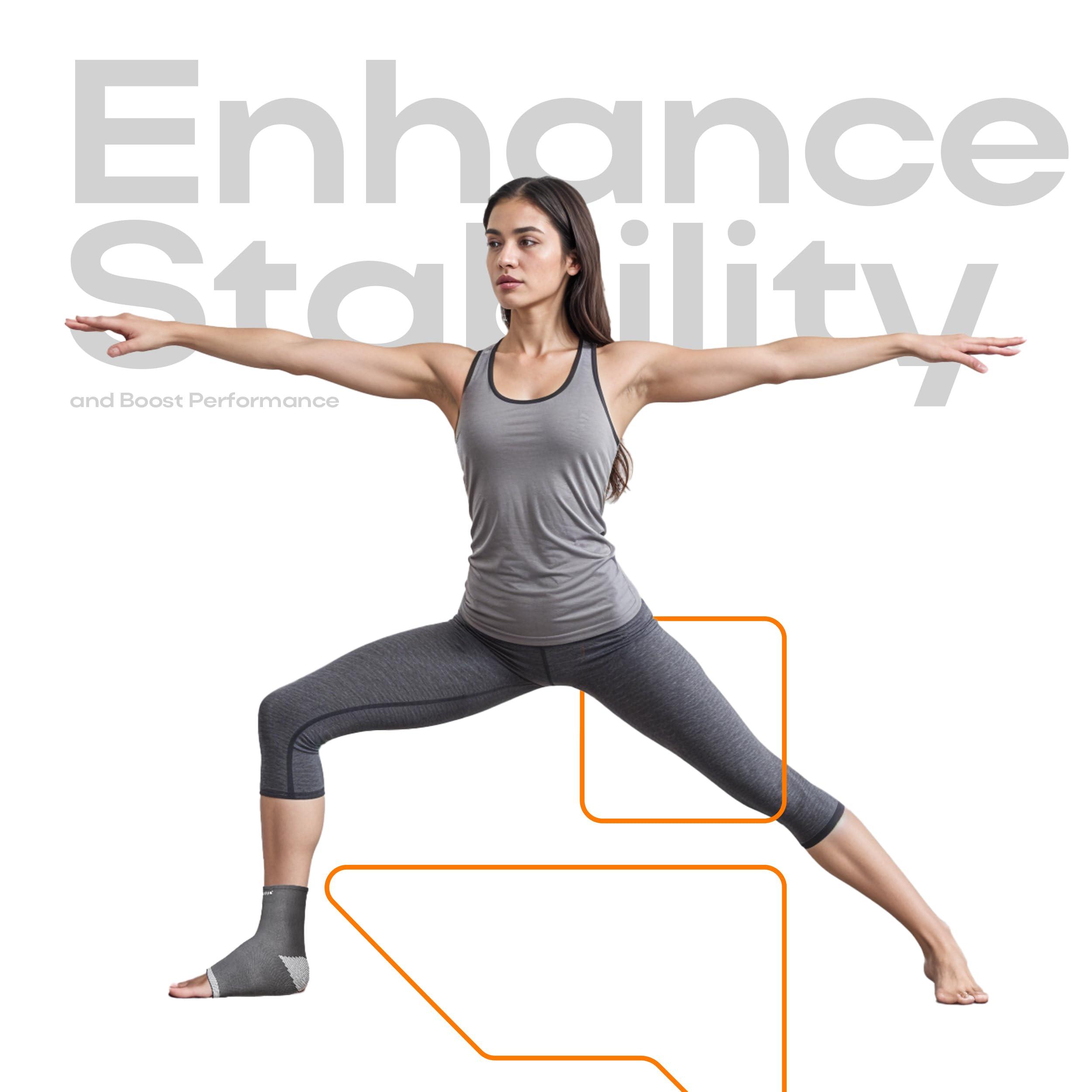 IMPETUS IMPETUS Premium Ankle Support for men, ankle brace for Sprains Ankle Protection Guard, ankle compression support women, ankle compression sleeves, heel pain relief