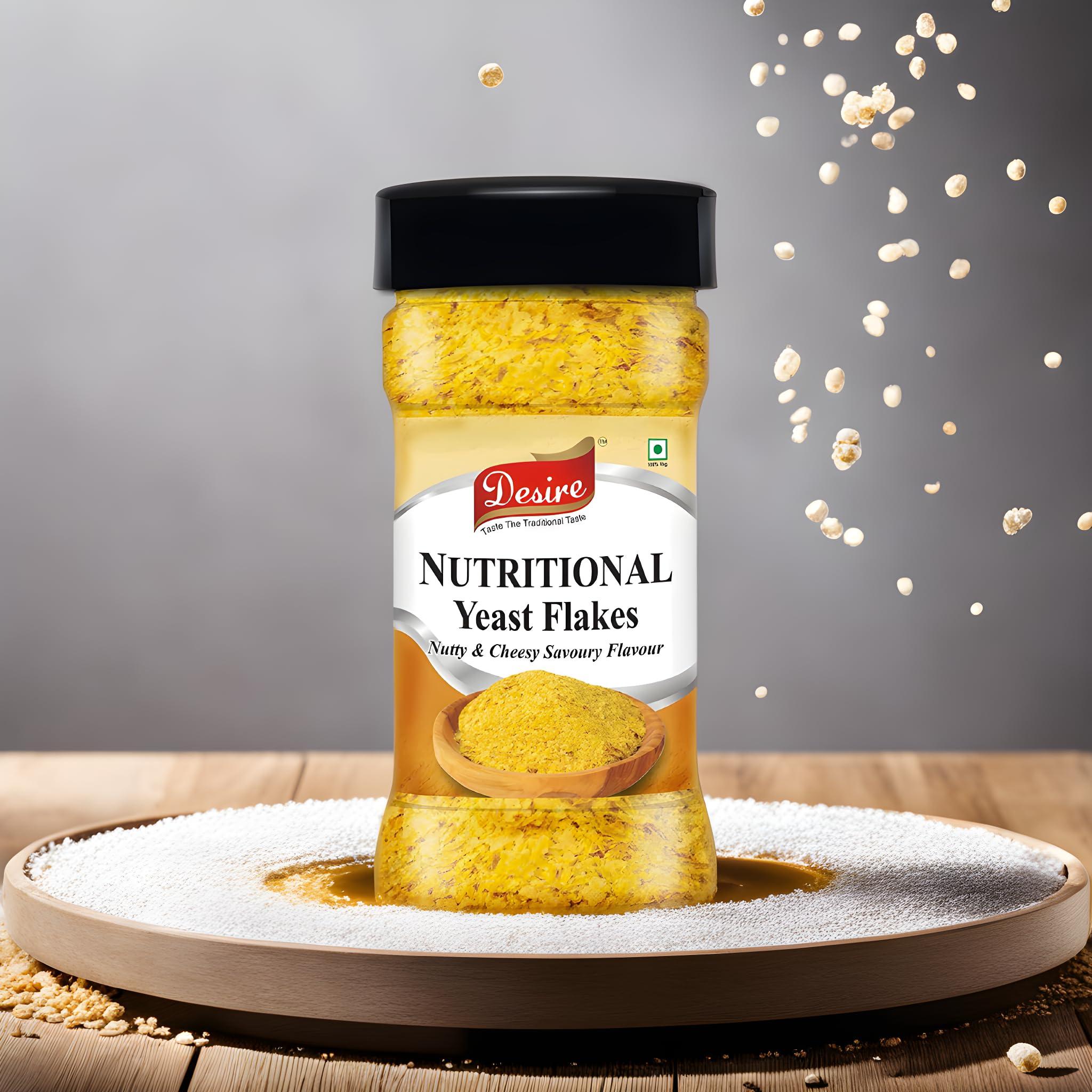 Desire Desire Nutritional Yeast Flakes (Gluten-Free Nutty Flavour) 50 Grams