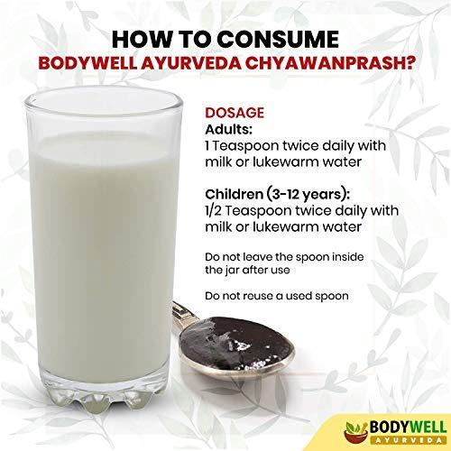 BodyWell BODYWELL Chyawanprash with 40+ Ayurvedic Herbs, Immunity, Energy, Strength, Stamina, Support for all age groups, 600 Grams