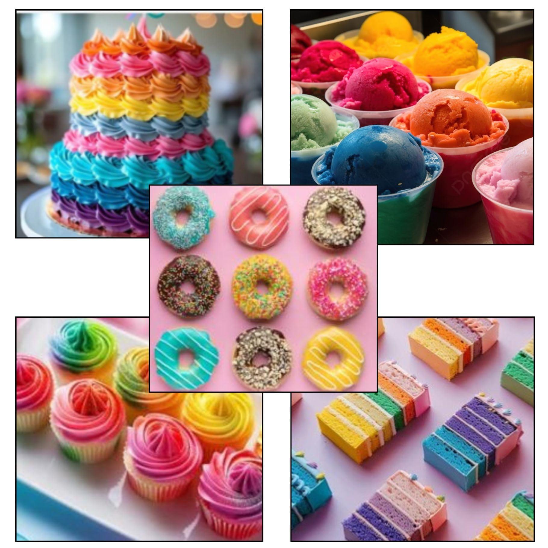 PAPILON FOOD FLAVOURS & COLOURS PAPILON FOOD FLAVOURS & COLOURS Shades Of Liquid Food Color (20 Ml X 7 Bottle)