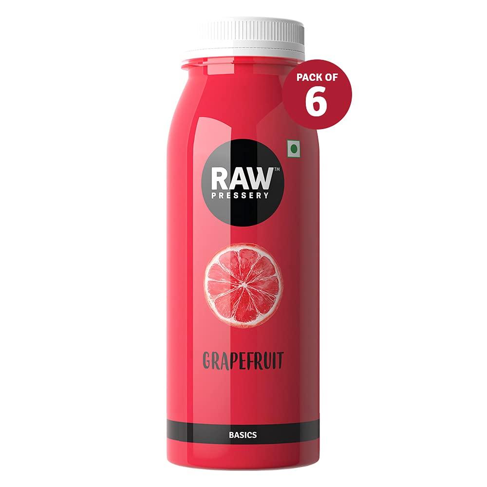 Raw Pressery Raw Pressery Grapefruit Juice (6 x 250ml) High Vitamin C & Dietary Fiber, Natural Energizer & Immunity Booster, Healthy Juice, No Added Sugar