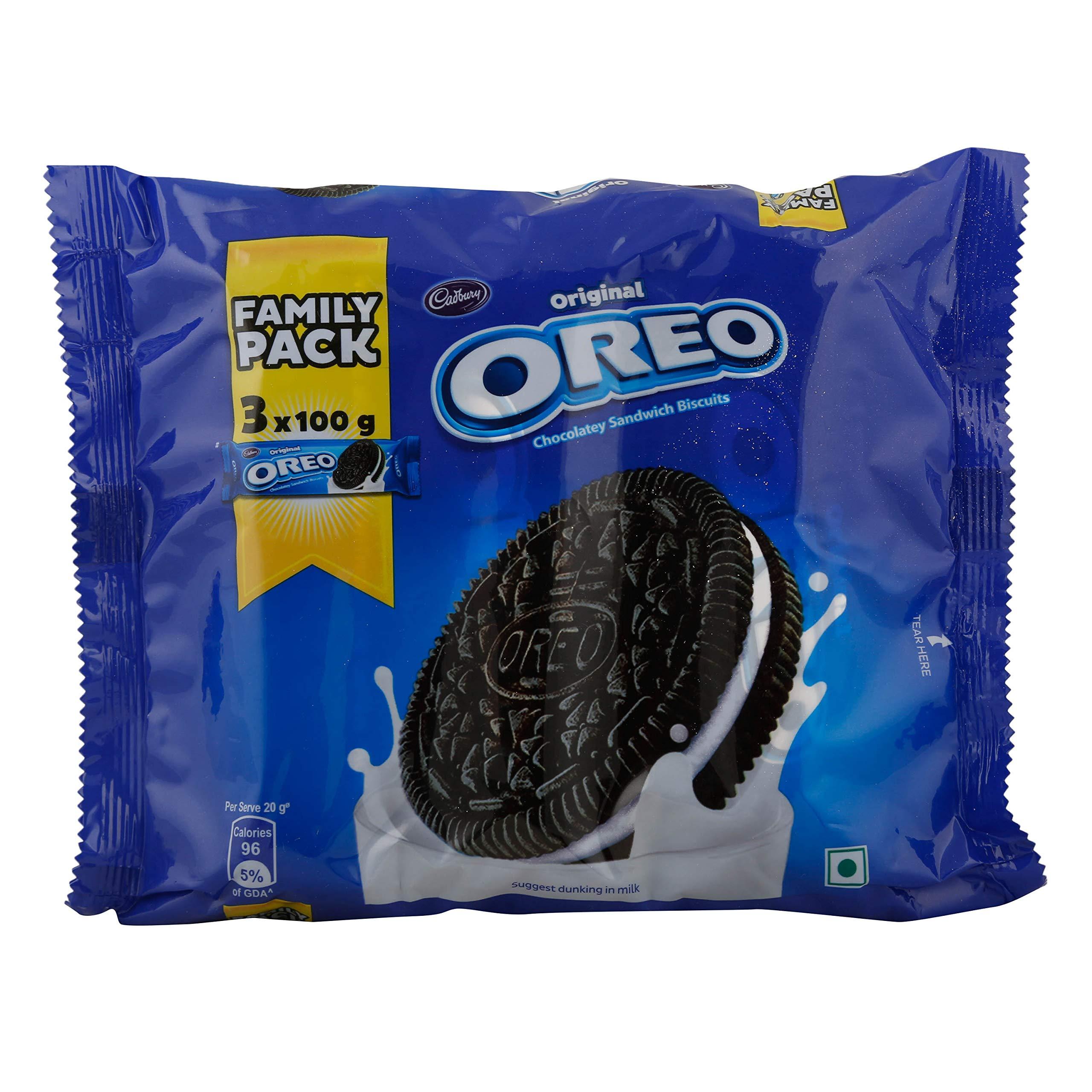 Oreo Oreo Cream Biscuit - Vanilla, 300g