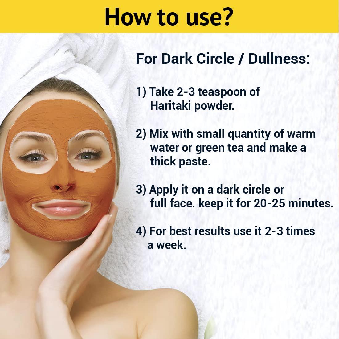 MedicoExperts MedicoExperts Harad Powder - 100gms - Haritaki Powder, Inknut Powder for Dark Circles, Face, Skin & Healthy Digestion - Harde Powder, Kadukkai Powder Organic, Haritaki Churna