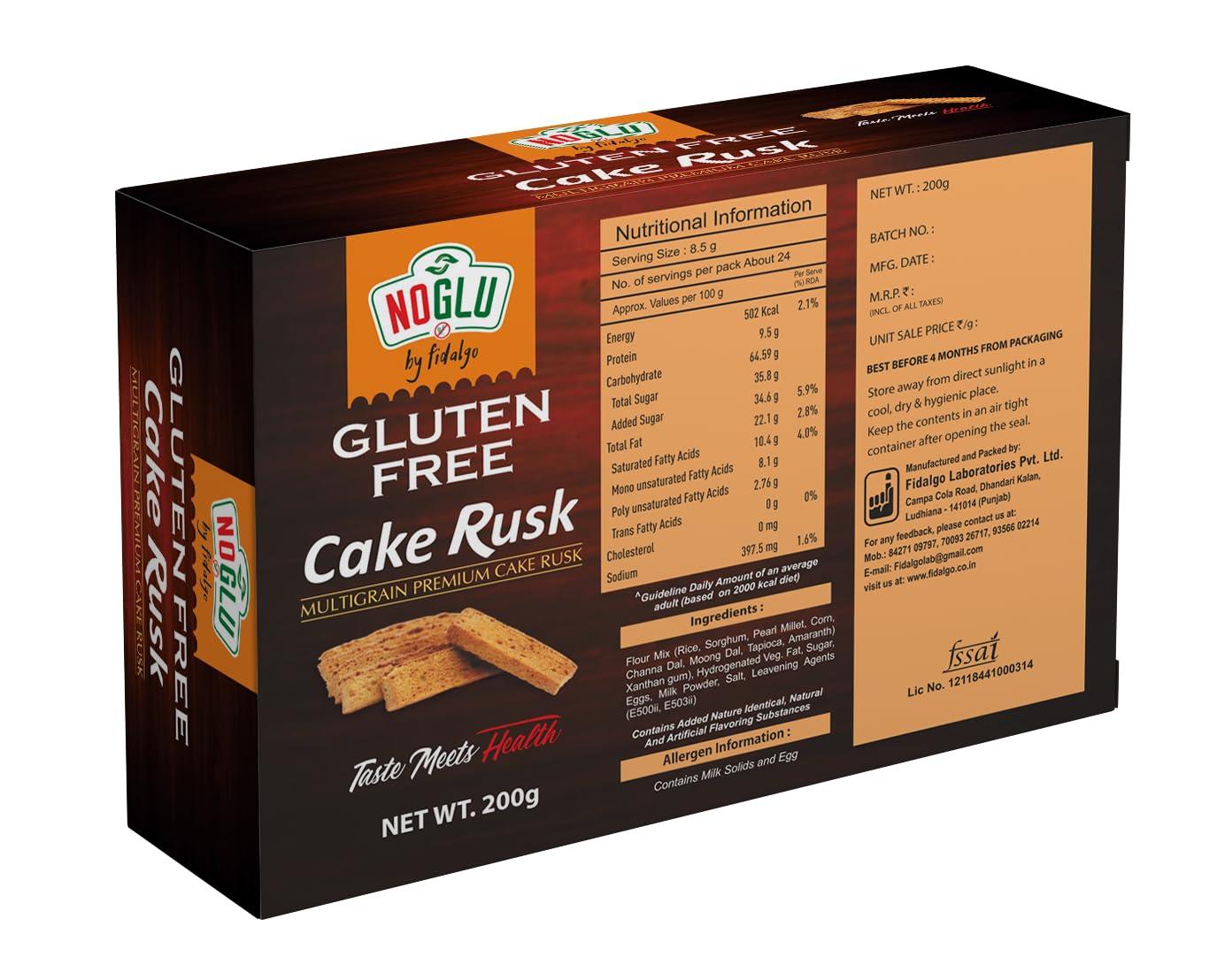 Fidalgo Fidalgo's Gluten Free Premium Multigrain Cake Rusk
