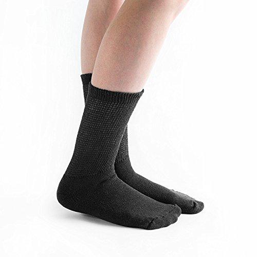 Doc Ortho Doc Ortho Loose Fit Diabetic Socks, 3 Pairs, Crew