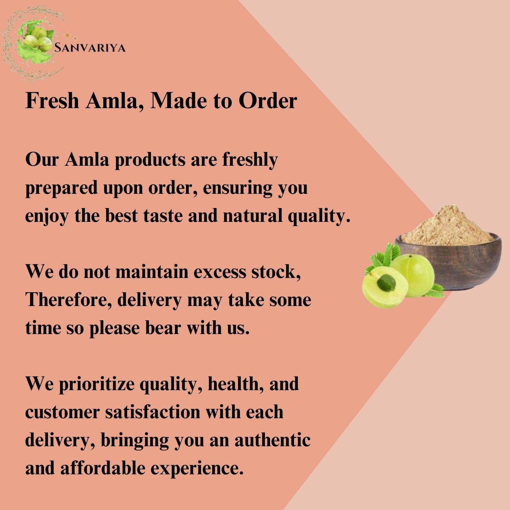 SANVARIYA SANVARIYA Borkut Powder-100% Pure & Natural Indian Gooseberry Powder-Rich In Vitamin C-Boosts Immunity, Supports Hair & Skin Health-Superfood For Holistic Wellness & Nutrition