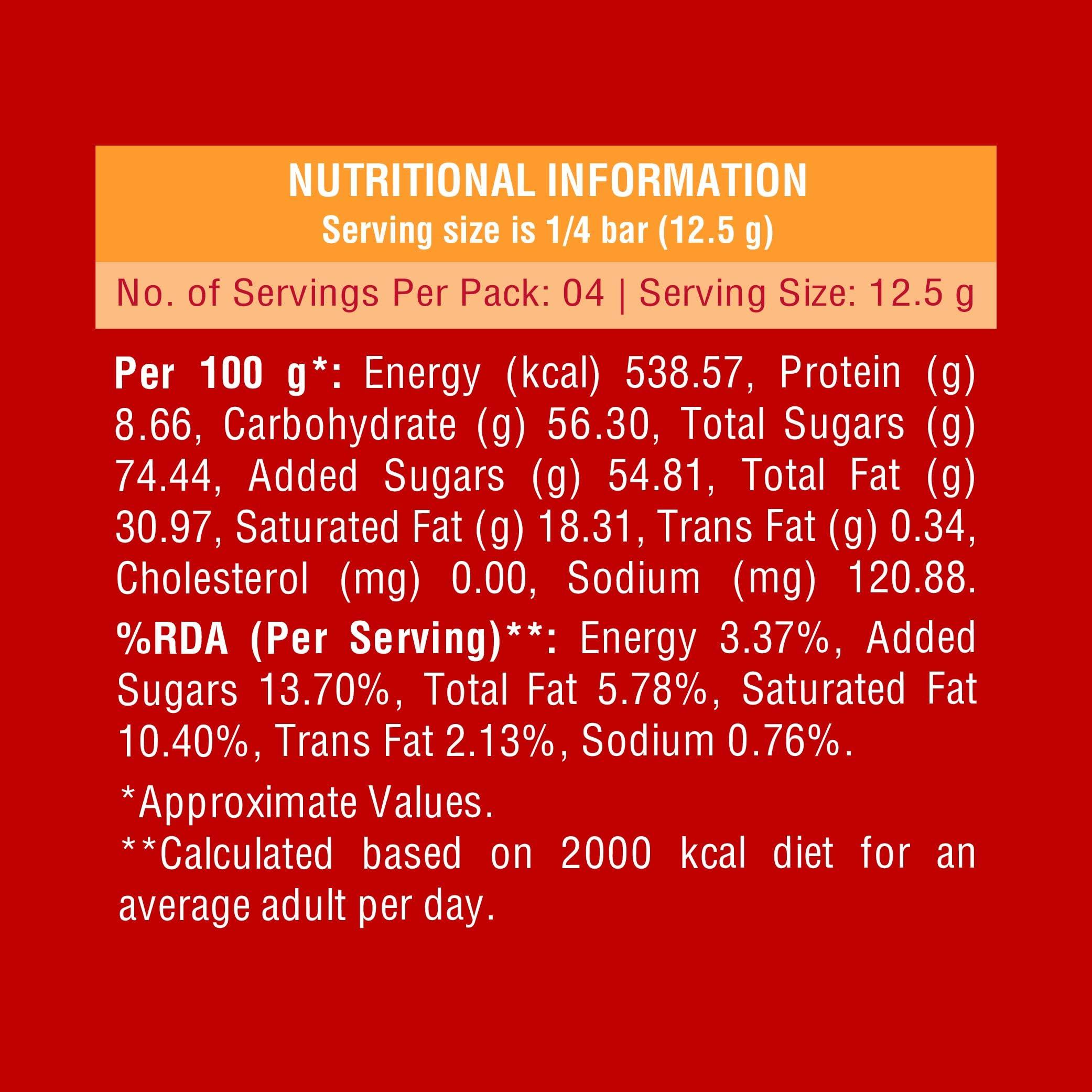 LuvIt. LuvIt Luscious Fruit & Nut Chocolate Bars | Multipack | Deliciously Smooth | Pack of 15-46gm Each