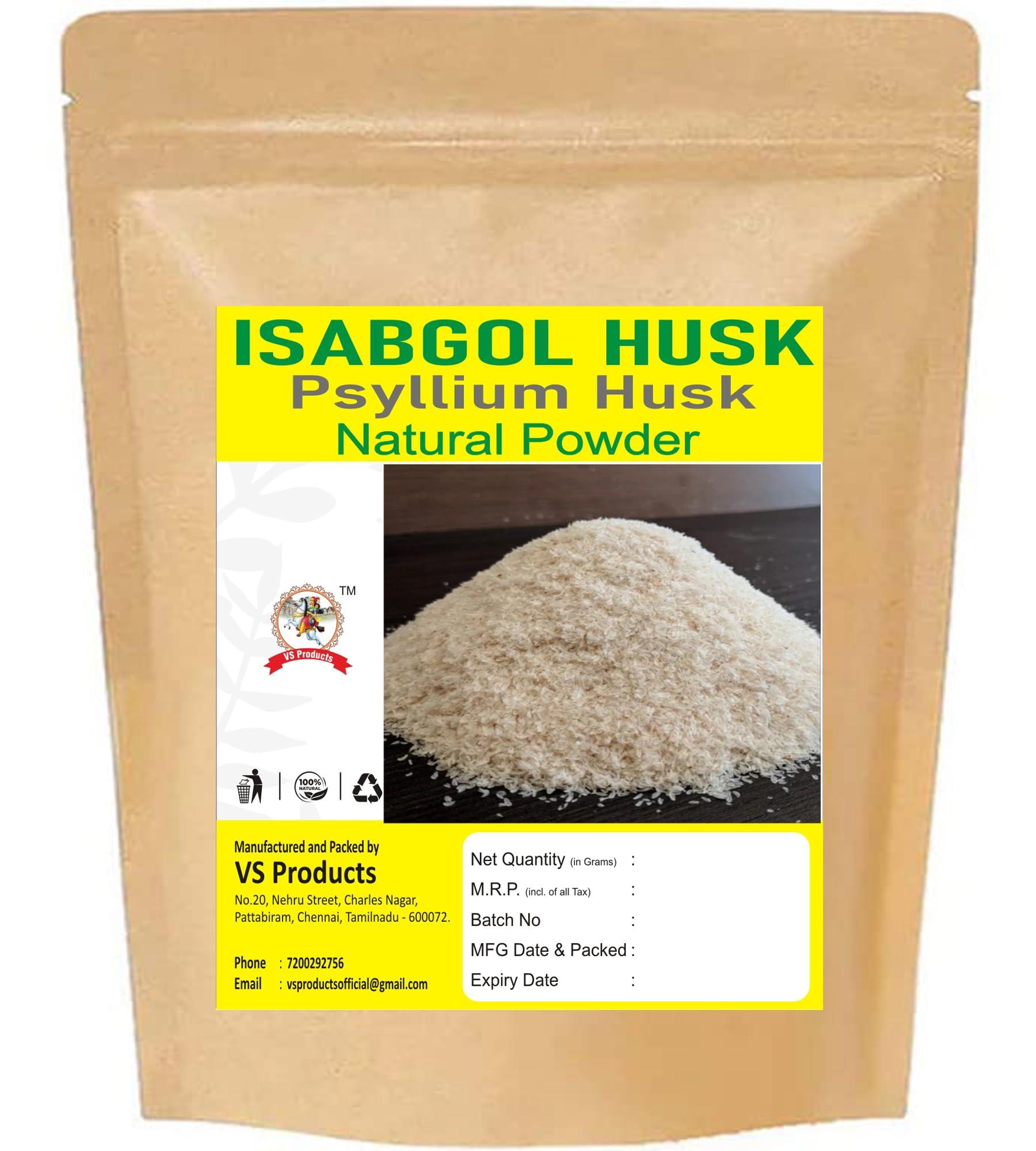 VS Products VS Products Isabgol Husk Powder,100g, Psyllium Husk Powder, Effectively Relieves Constipation, Fibre Supplement For Digestion,(Pack of 1 X 100gm)
