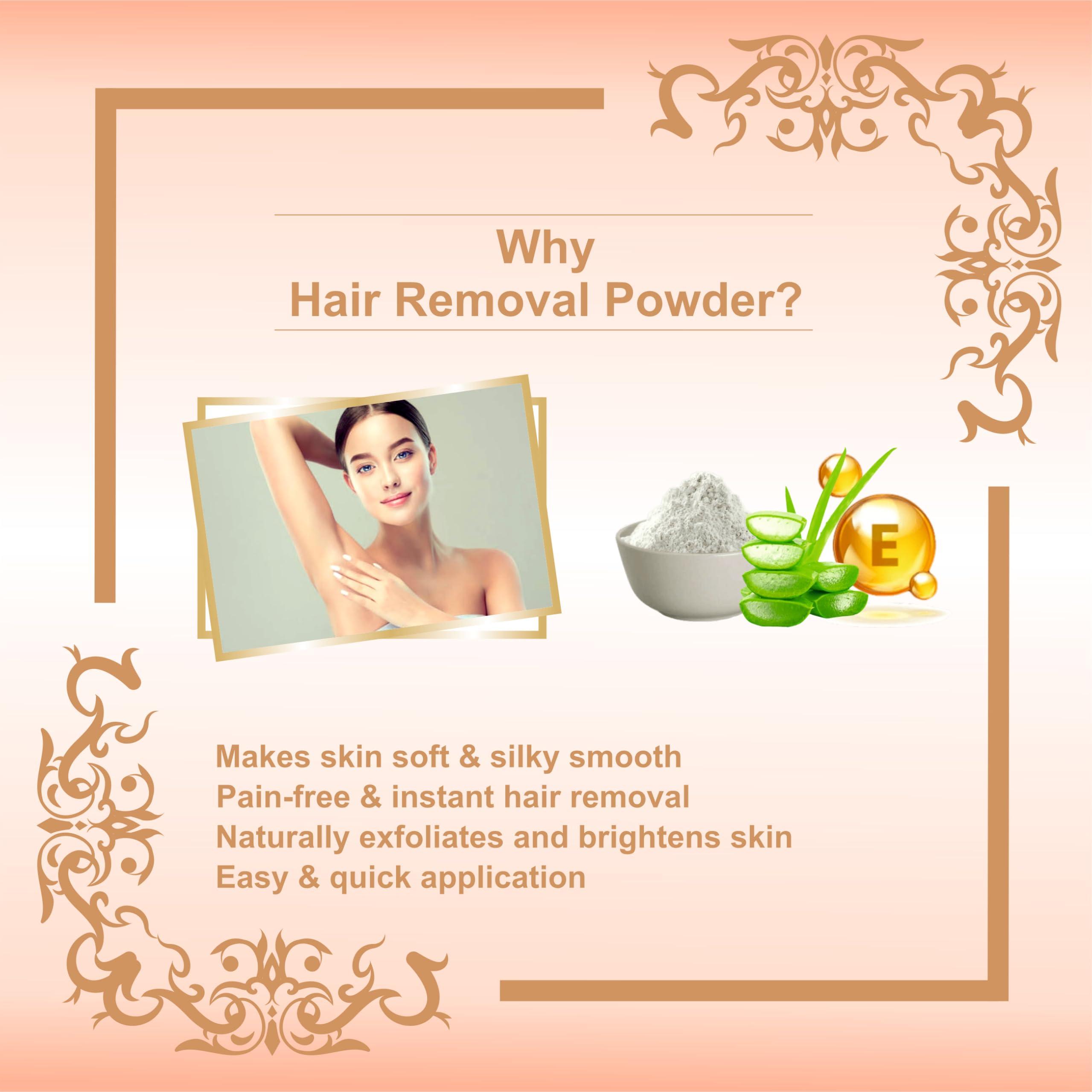 Generic Mens Hair Removal Powder - Fast & Effective Depilatory for Chest, Back & Arms(100gm)