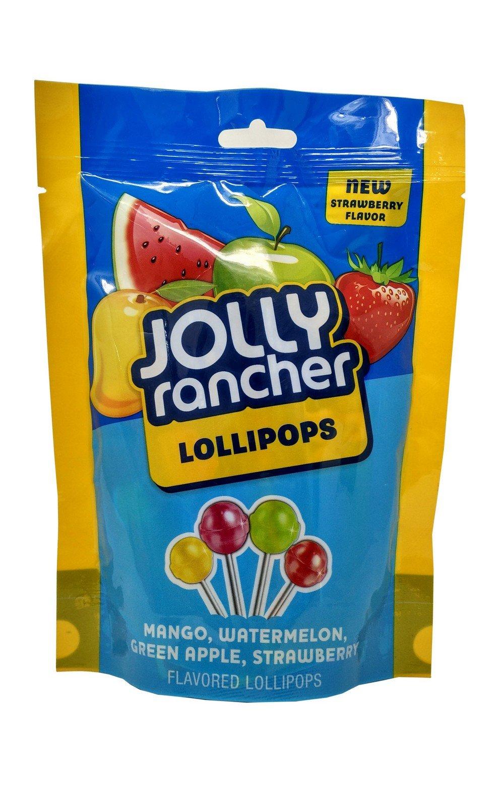 JOLLY RANCHER Jolly Rancher Lollipops - Assorted Flavors, 54g Pack