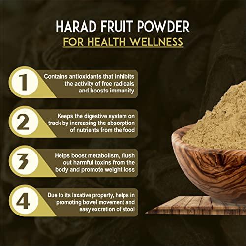 IYUSH Herbal Ayurveda IYUSH Herbal Ayurveda Harad Powder – 400gm | Haritaki Powder Organic | Haritaki Churna | Harde Powder | Harar Powder Organic | Ayurvedic Medicine for Acidity Relief | Gastric Medicine Ayurvedic |