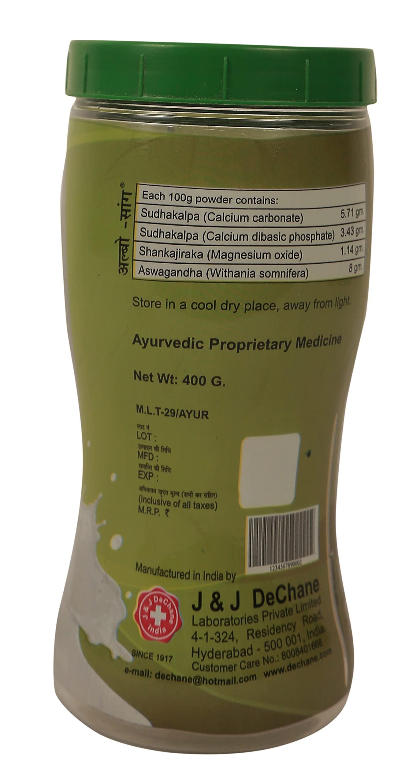 J & J DECHANE J & J DeChane - Albo Sang 200gms - An Ashwagandha based tonic