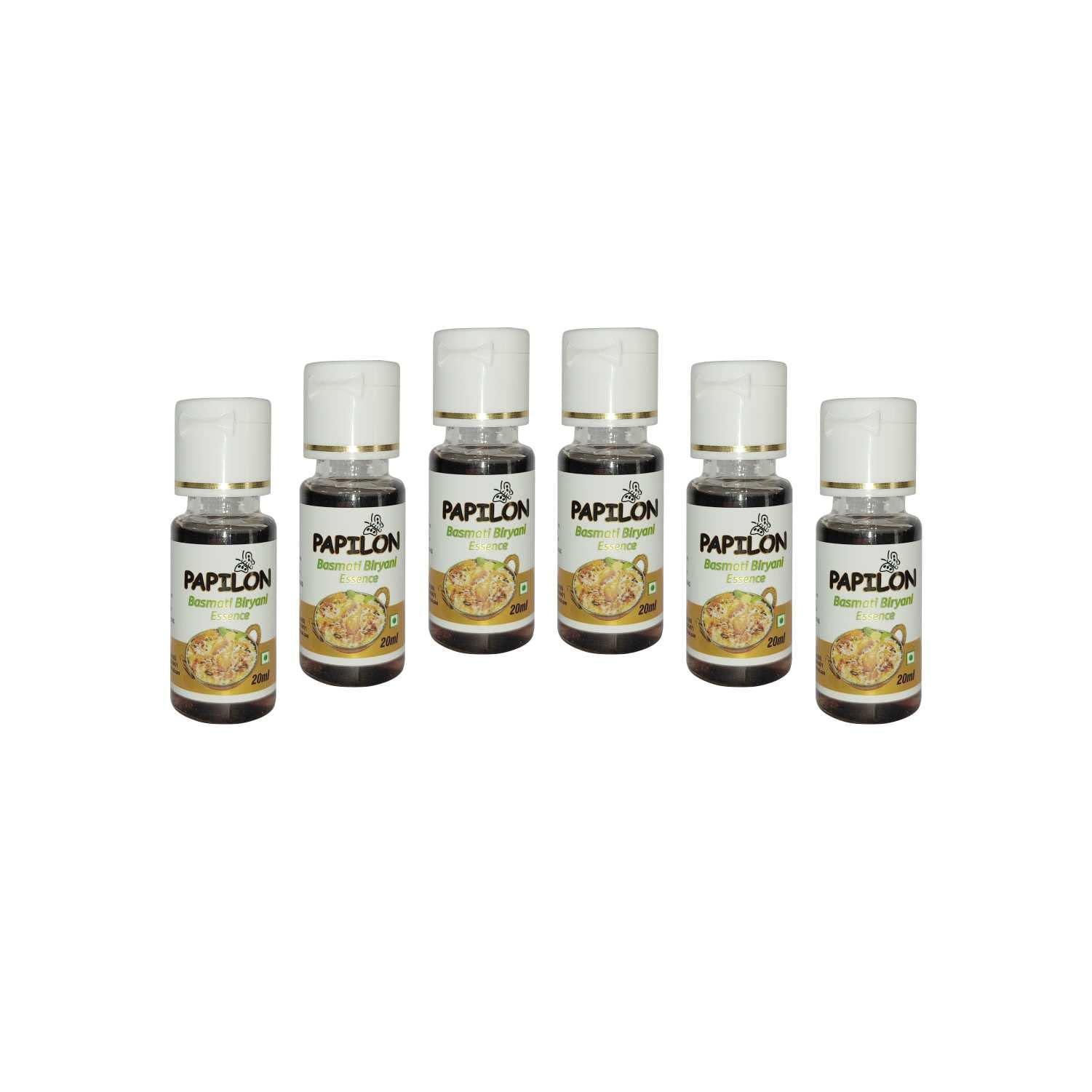 PAPILON Papilon Basmati Biryani Masala Essence (20 ml x 6 Bottles) For Used in Veg and Non Veg Biryani