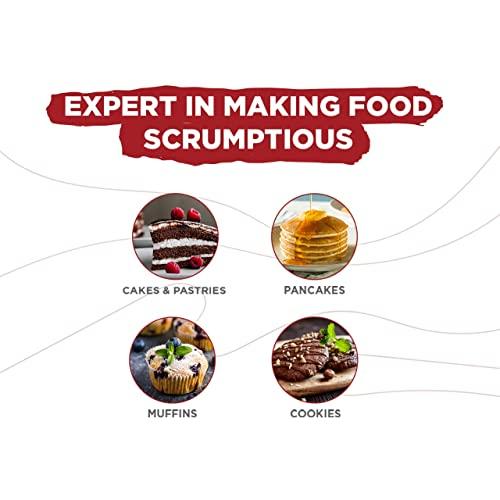 BAKE KING BAKE KING Ammonium Bicarbonate 100gm, Agent Biscuits Food Grade Hornsalt - Hartshorn Perfect for Baking (Cookies and Biscuits)